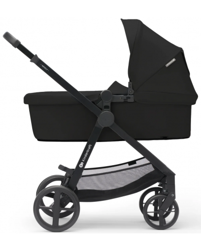 Бебешка количка 4 в 1 KinderKraft - Newly, Classic Black - 2