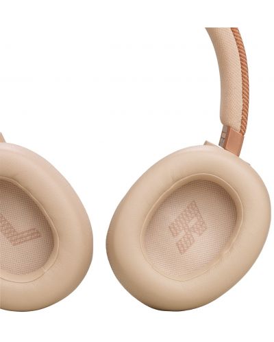 Безжични слушалки JBL - Live 770NC, ANC, Sand - 6