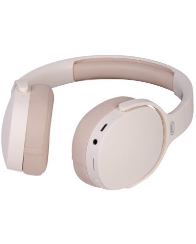 Безжични слушалки с микрофон Trevi - DJ 12E45 BT, бежови - 4