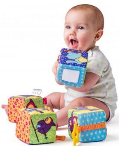 Бебешки кубчета за активна игра Niny - Животни - 3