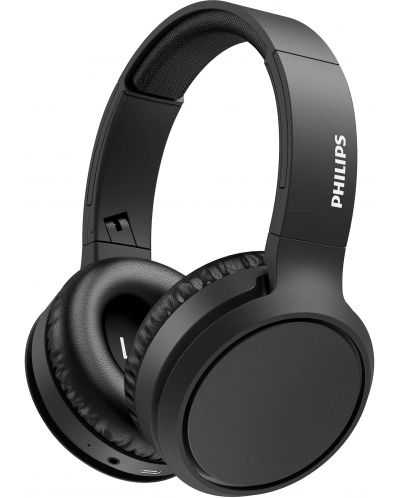 Безжични слушалки с микрофон Philips - TAH5205BK, черни - 1