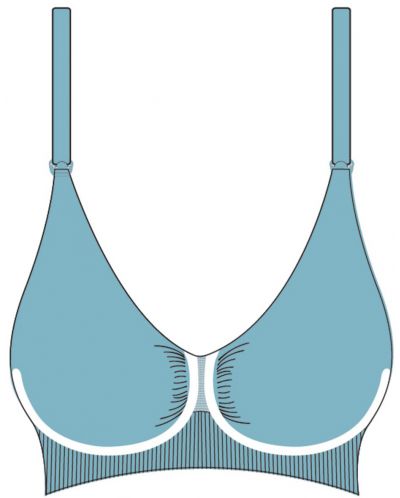 Безшевен сутиен за кърмачки Carriwell - 3101, GelWire, размер M, бял - 4