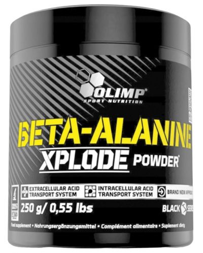 Beta-Alanine Xplode Powder, портокал, 250 g, Olimp - 1