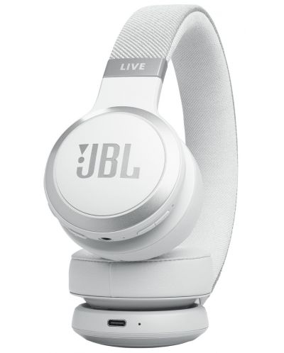 Безжични слушалки JBL - Live 670NC, ANC, бели - 2