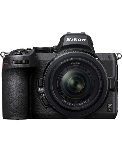 Безогледален фотоапарат Nikon - Z5, 24-50mm, f/4-6.3, черен - 1