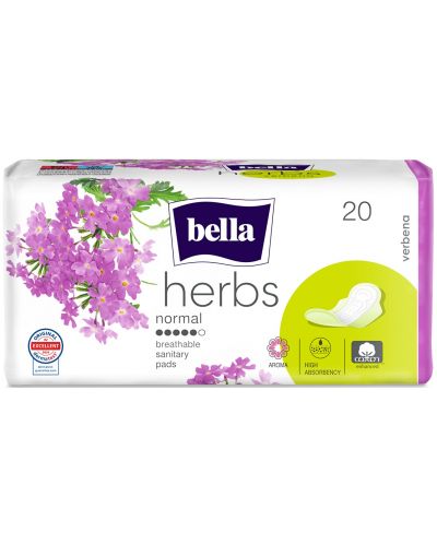 Bella Herbs Дамски превръзки Varbena, 20 броя - 1