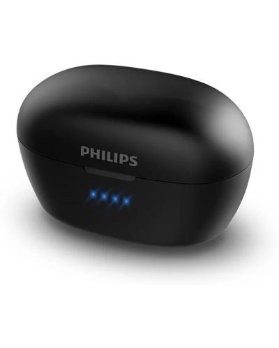 Безжични слушалки с микрофон Philips - TAT3215, TWS, черни - 4