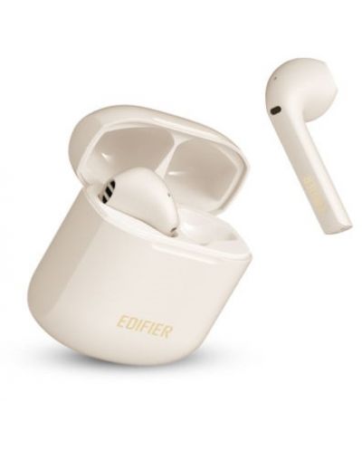 Безжични слушалки Edifier - TWS200 Plus, бежови - 2
