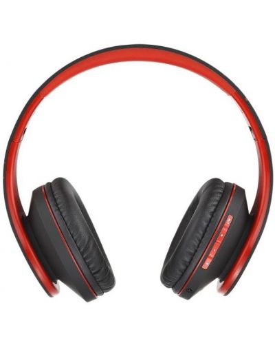 Безжични слушалки PowerLocus - P2, черни/червени - 3