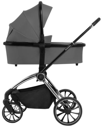 Бебешка комбинирана количка 2 в 1 KikkaBoo - Kara, Grey - 7