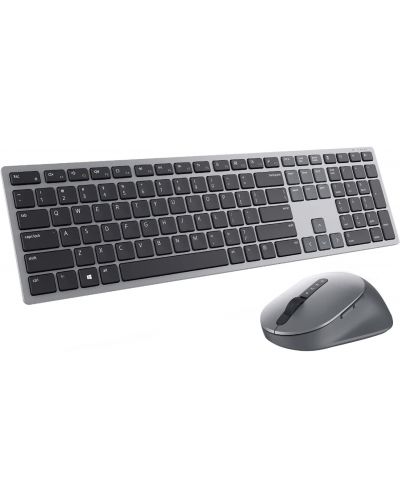 Kлавиатура и мишка Dell - Premier KM7321W, безжична, сива - 3