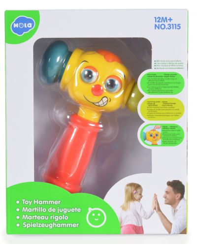 Бебешка музикална играчка Hola Toys - Чукче - 3
