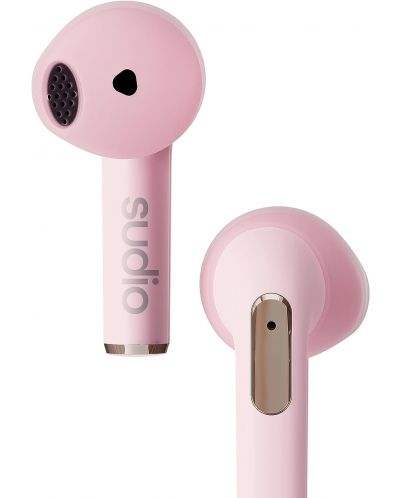 Безжични слушалки Sudio - N2, TWS, розови - 3