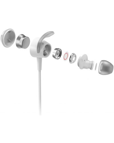 Безжични слушалки с микрофон Philips - TAE4205WT, бели - 4