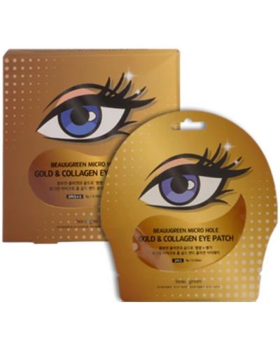 BeauuGreen Пачове за очи Micro Hole Gold&Collagen, 1 чифт - 1