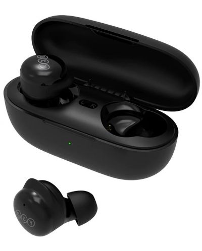 Безжични слушалки QCY - T17, TWS, черни - 3