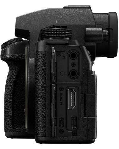 Безогледален фотоапарат Panasonic - Lumix S5 IIX, 24.2MPx, черен - 6