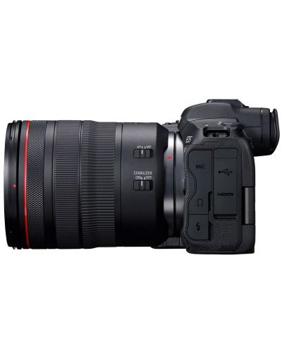 Безогледален фотоапарат Canon - EOS R5, RF 24-105mm f/4L IS USM, черен - 3