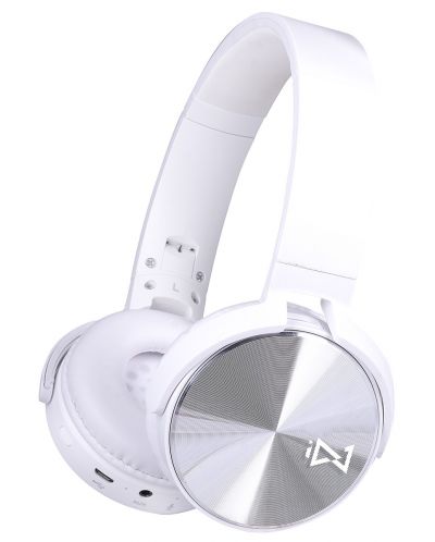Безжични слушалки с микрофон Trevi - DJ 12E50 BT, бели - 1