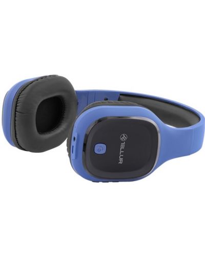 Безжични слушалки с микрофон Tellur - Pulse, сини - 2