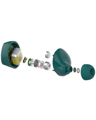 Безжични слушалки Belkin - SoundForm Bolt, TWS, зелени - 4