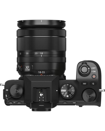 Безогледален фотоапарат Fujifilm - X-S10, XF 18-55mm, черен - 2