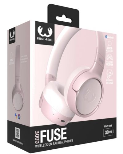 Безжични слушалки с микрофон Fresh N Rebel - Code Fuse, Smokey Pink - 6