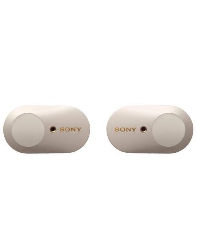 Безжични слушалки с микрофон Sony - WF-1000XM3, сребристи - 2
