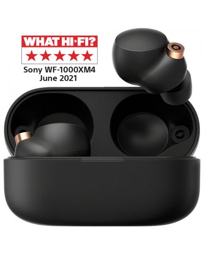 Безжични слушалки Sony - WF-1000XM4, TWS, черни - 3