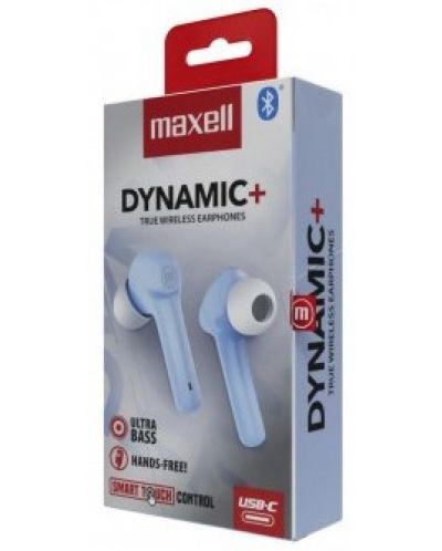 Безжични слушалки Maxell - Dynamic, TWS, сини - 2