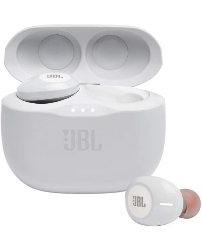 Безжични слушалки JBL - Tune 125 TWS, бели - 1