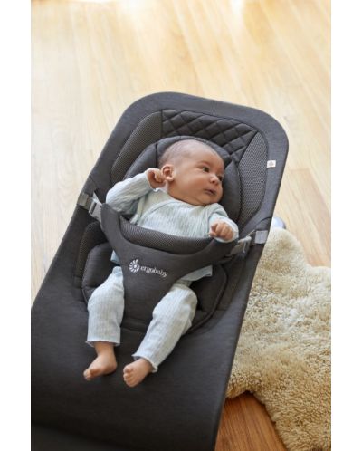 Бебешки шезлонг 3 в 1 Ergobaby - Evolve, Charcoal Gray - 6