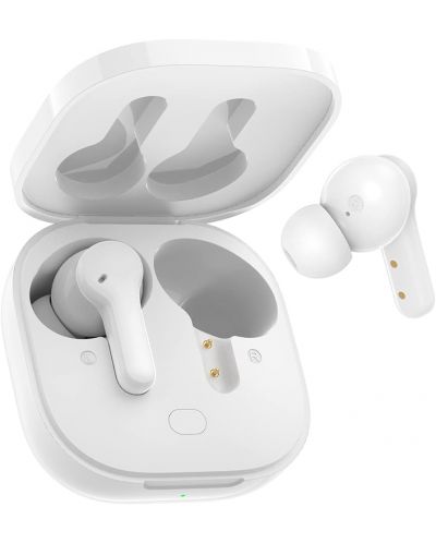 Безжични слушалки QCY - T13, TWS, бели - 4