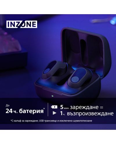 Безжични слушалки Sony - Inzone Buds, TWS, ANC, черни - 6