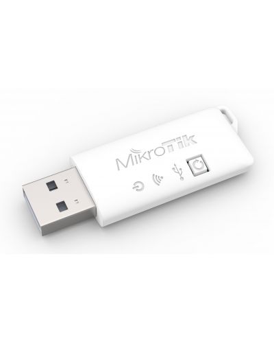 Безжичен адаптер Mikrotik - RB Woobm-USB, бял - 1
