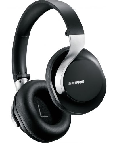 Безжични слушалки с микрофон Shure - AONIC 40, ANC, черни/сребристи - 2