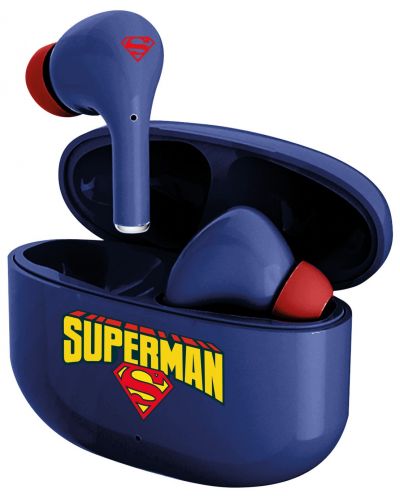 Безжични слушалки OTL Technologies - Core Superman, TWS, сини - 1