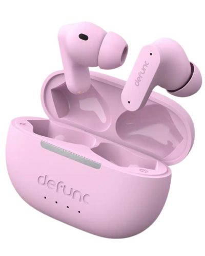 Безжични слушалки Defunc - TRUE ANC, TWS, розови - 1