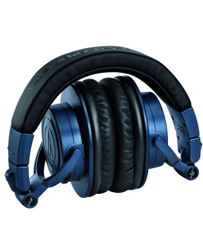Безжични слушалки Audio-Technica - ATH-M50xBT2DS, черни/сини - 5