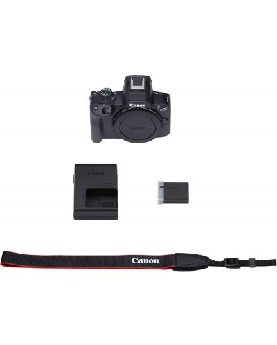Безогледален фотоапарат Canon - EOS R50, 24.2MPx, черен + Обектив Canon - RF-S, 10-18mm, f/4.5-6.3, IS STM - 8
