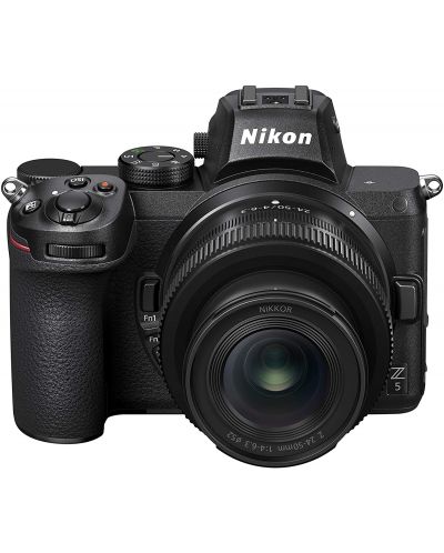 Безогледален фотоапарат Nikon - Z5, 24-50mm, f/4-6.3, черен - 3