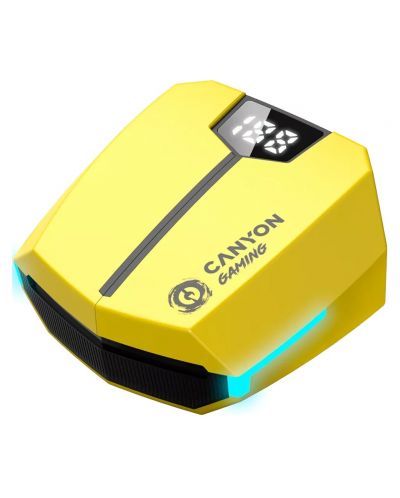 Безжични слушалки Canyon - DoubleBee GTWS-2, TWS, жълти/черни - 5