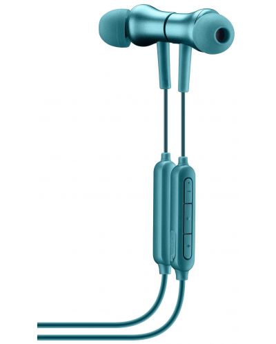 Безжични слушалки с микрофон Cellularline - Savage, зелени - 2