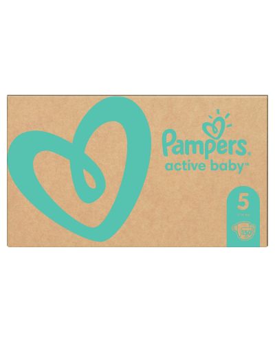 Бебешки пелени Pampers - Active Baby 5, 150 броя - 3