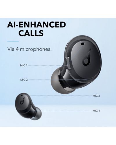 Безжични слушалки Anker - Soundcore Dot 3i, ANC, черни - 5
