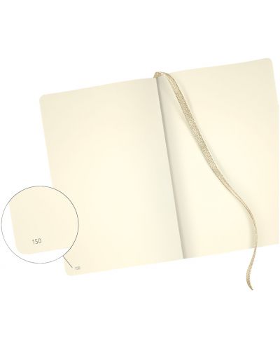 Бележник Castelli Oro - Corianders, 9 x 14 cm, бели листове - 3