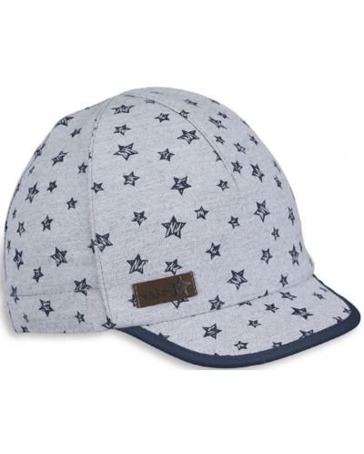 Бейзболна шапка с UV 50+ защита Sterntaler - С звездички, 53 cm, 2-4 години - 1