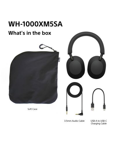 Безжични слушалки Sony - WH-1000XM5 Soft Case Limited Edition, ANC