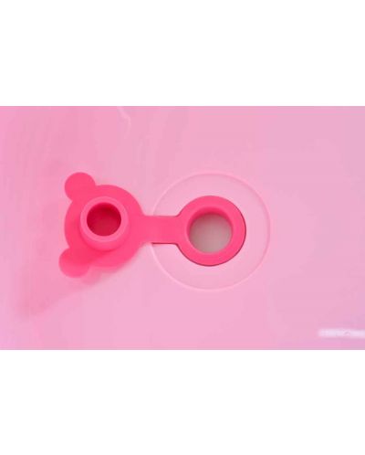 Бебешка вана с подложка Cangaroo - Larissa, 89 cm, розова - 6