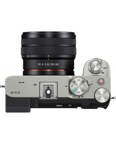 Безогледален фотоапарат Sony - A7C II, FE 28-60mm, f/4-5.6, Silver - 10